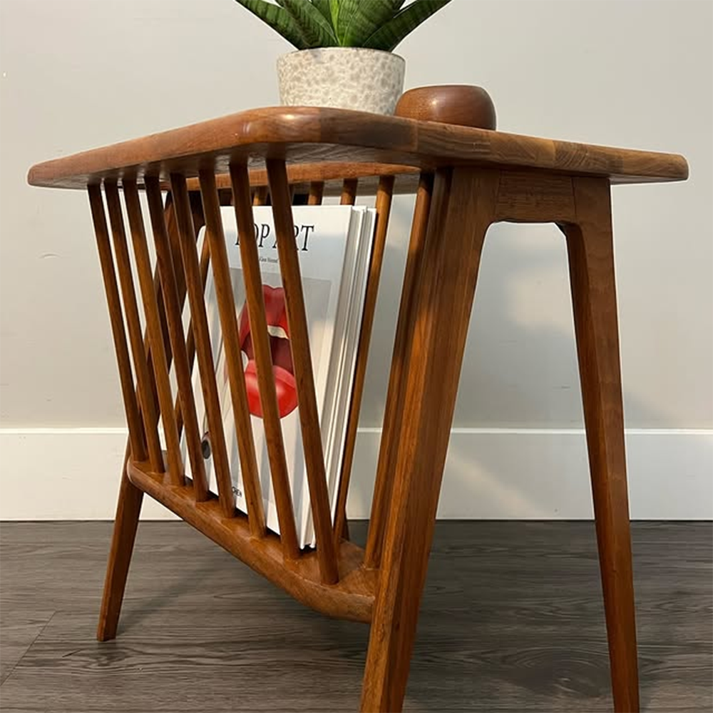 Magazine Rack End Table