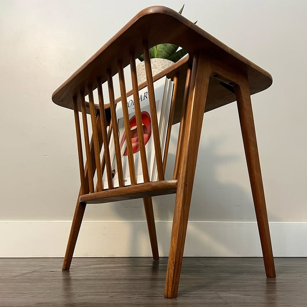 Magazine Rack End Table