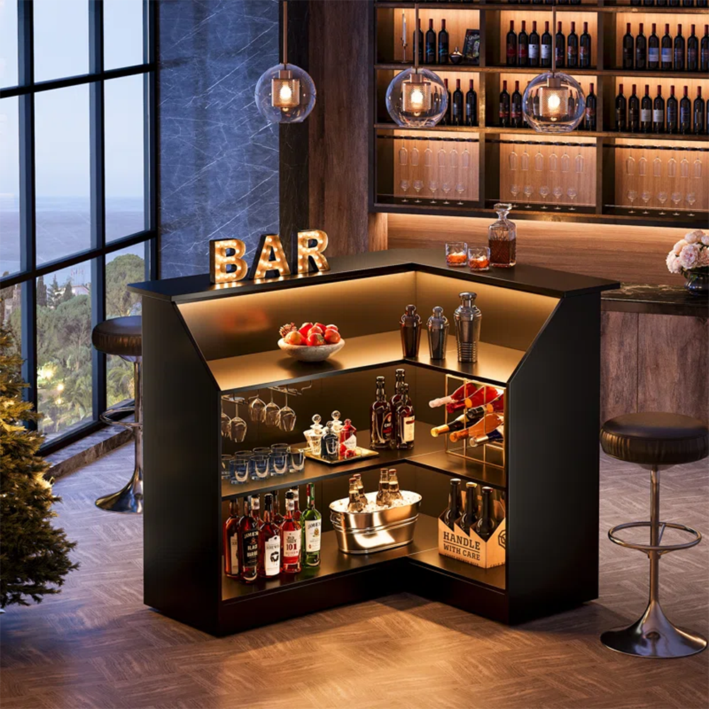 4-Tier Home Bar Table