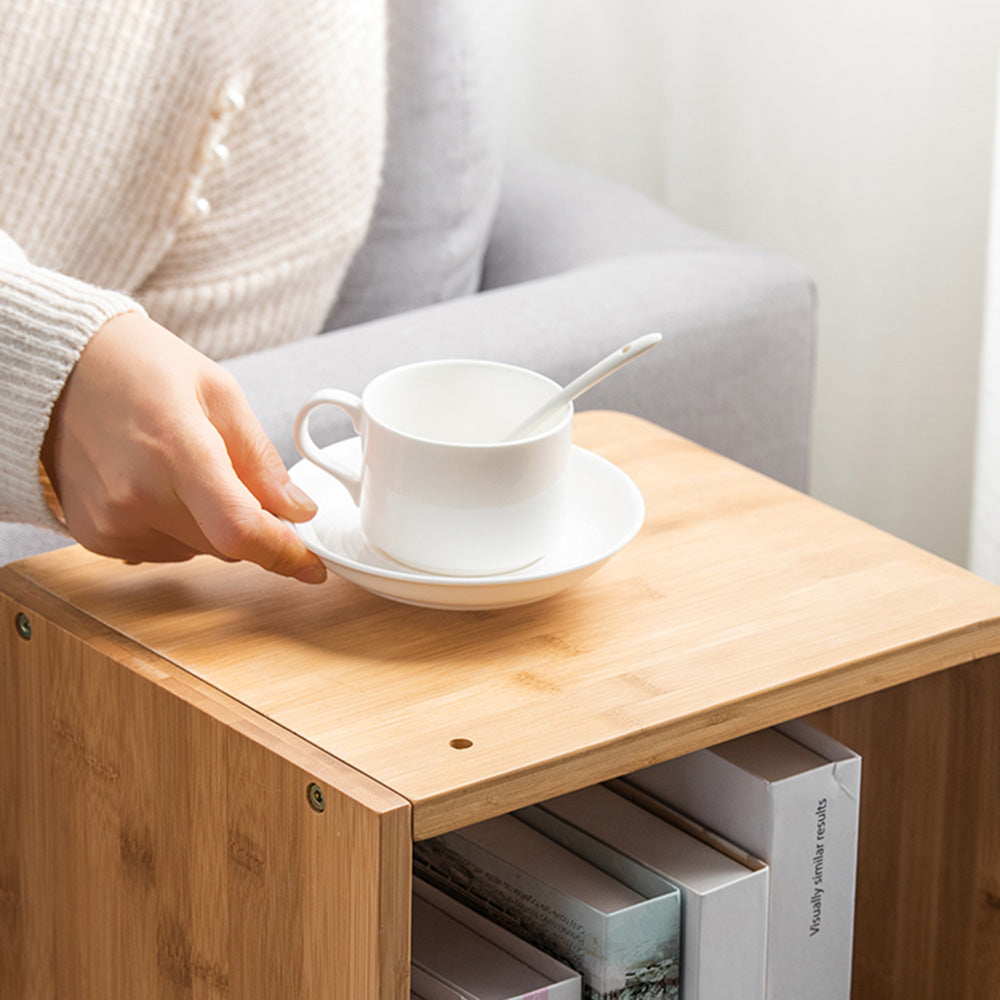 Bamboo S-Shaped Storage Shelf