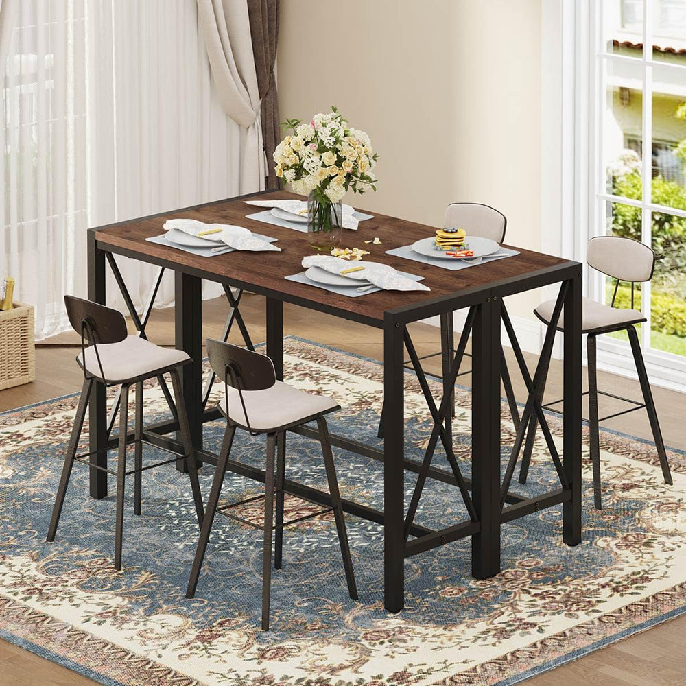 Industrial Pine Bar Table