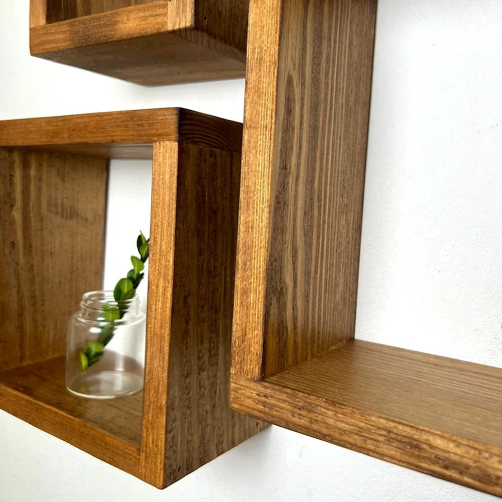 Square Cube Shelves Frame (Set of 3)