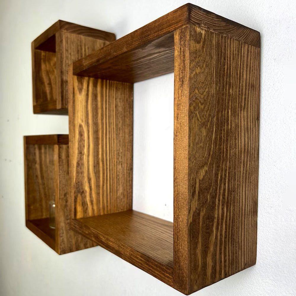 Square Cube Shelves Frame (Set of 3)