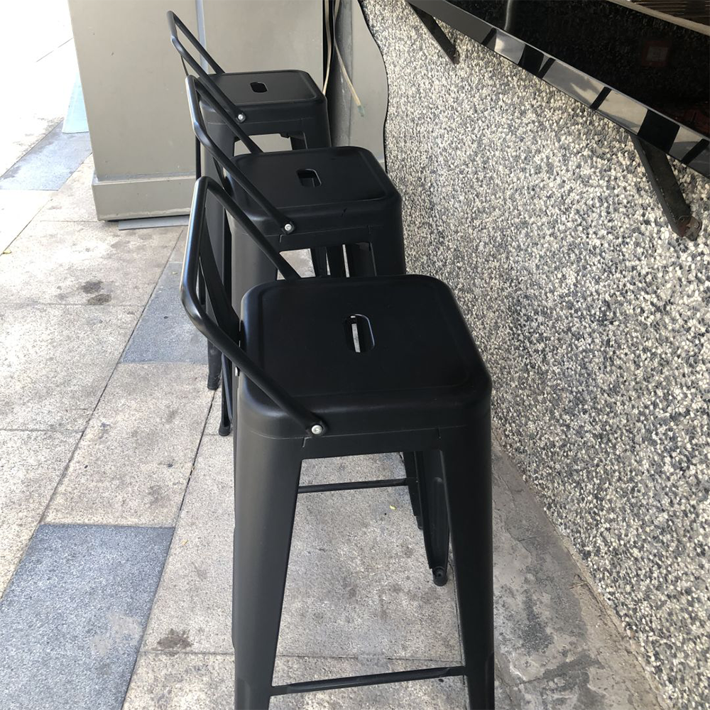 Metal Stools With Back