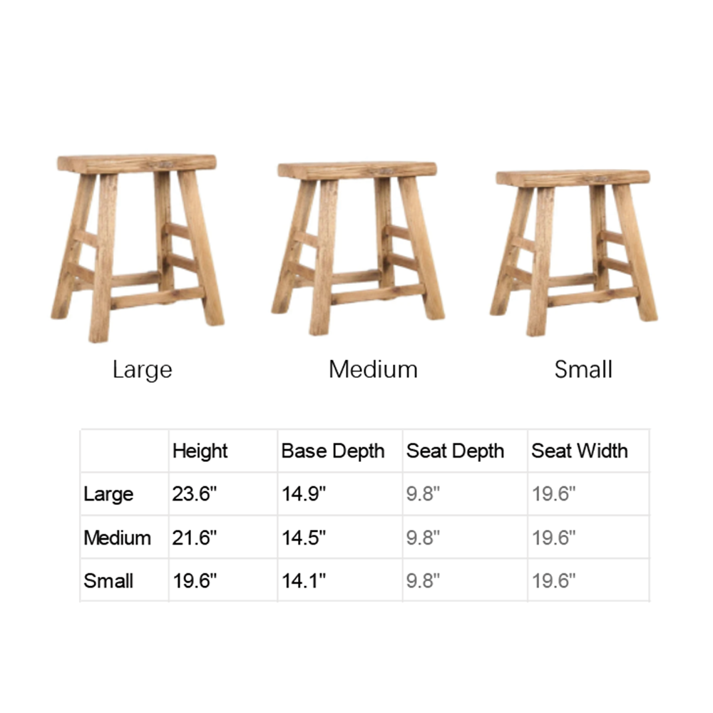 Rustic Wood Stool