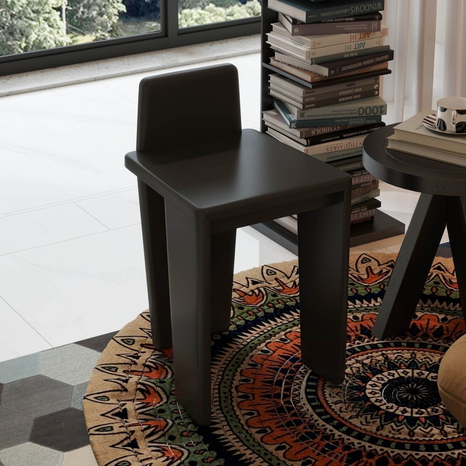 Multi-Purpose Wood Stool, Vanity, Side Table