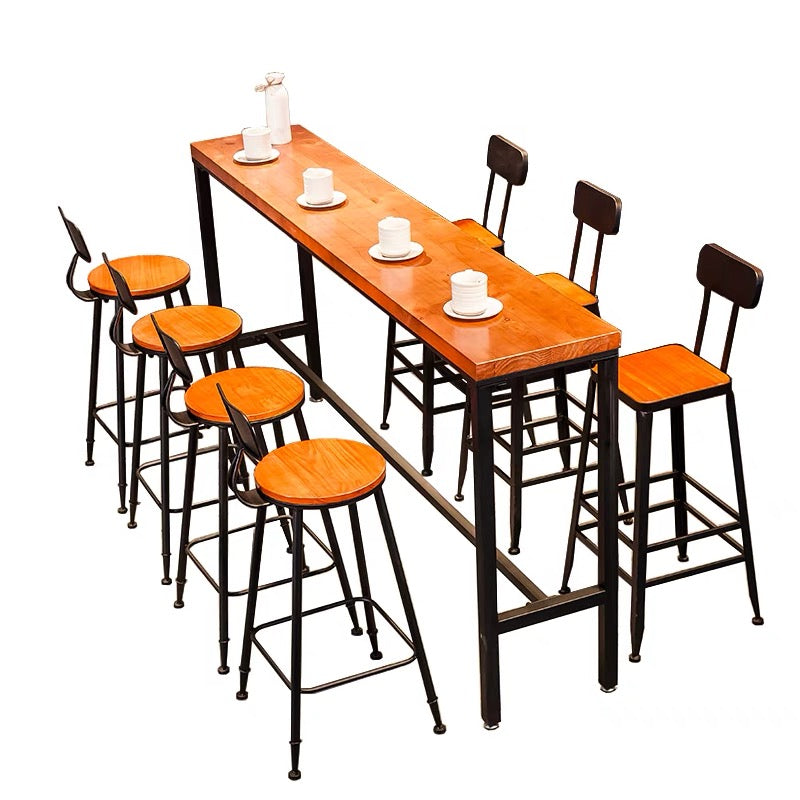 Rectangular Wood Bar