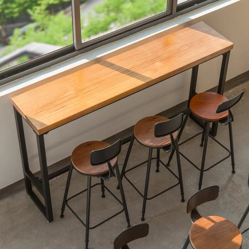 Rectangular Wood Bar