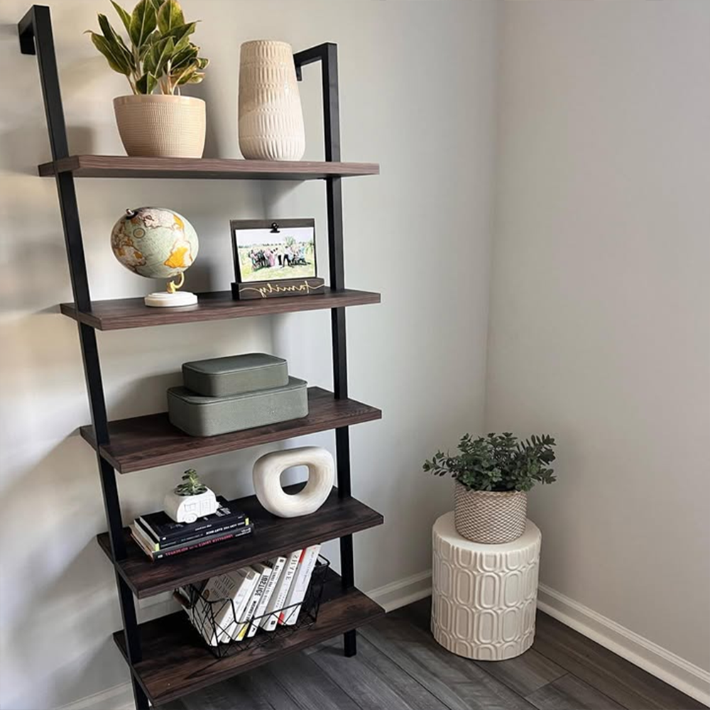 Multi-Tier Industrial Style Shelves