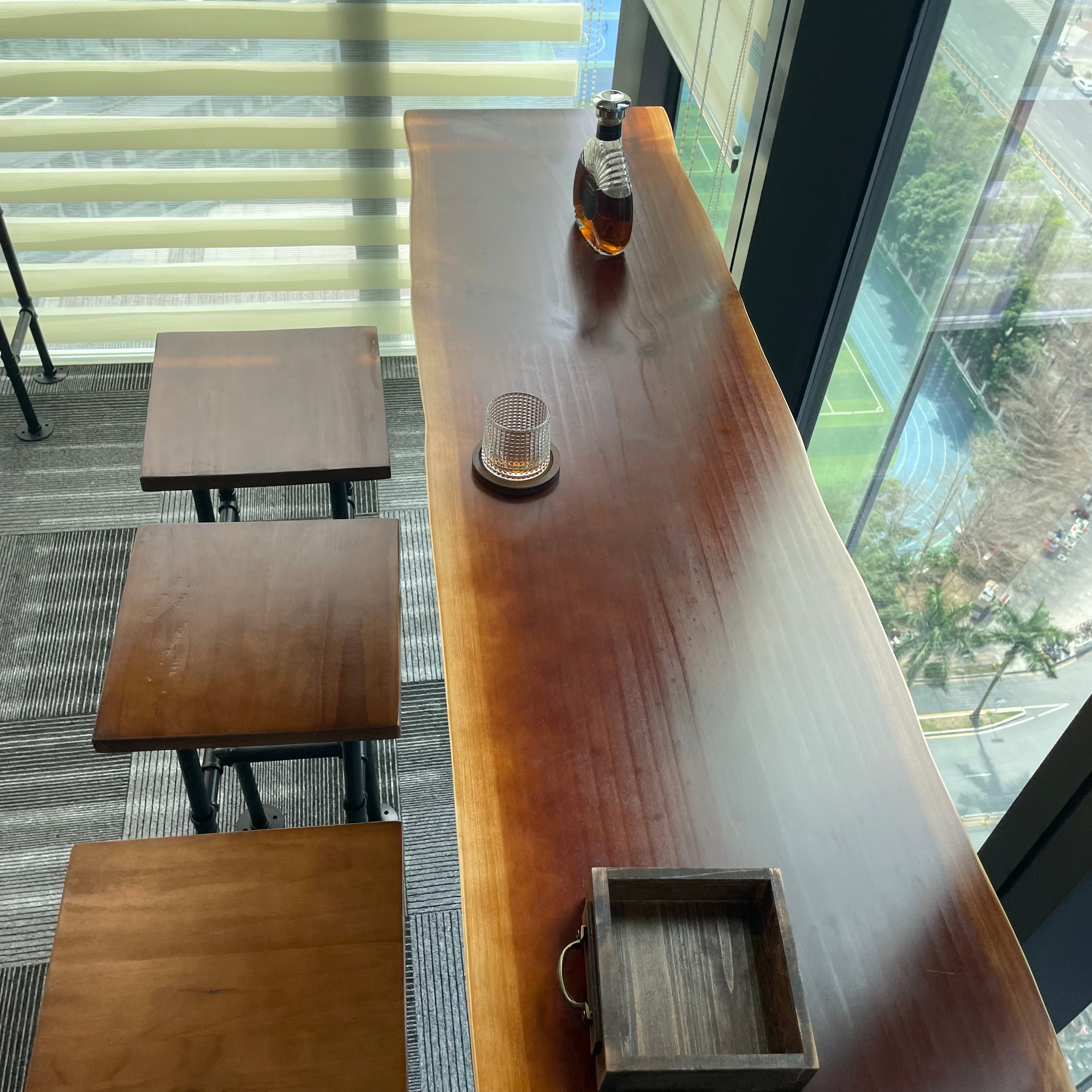 Pine Wood Bar Table