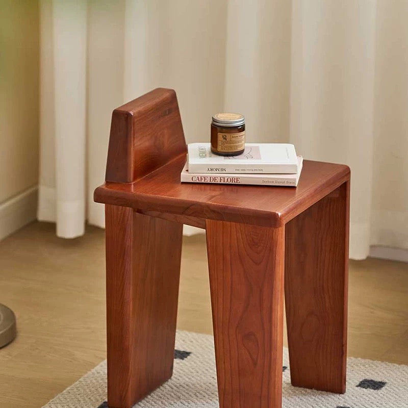 Multi-Purpose Wood Stool, Vanity, Side Table