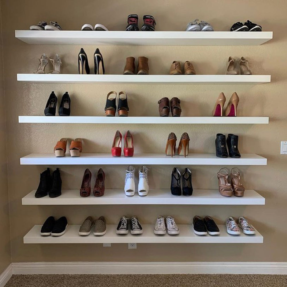 White Color Wall Shelves