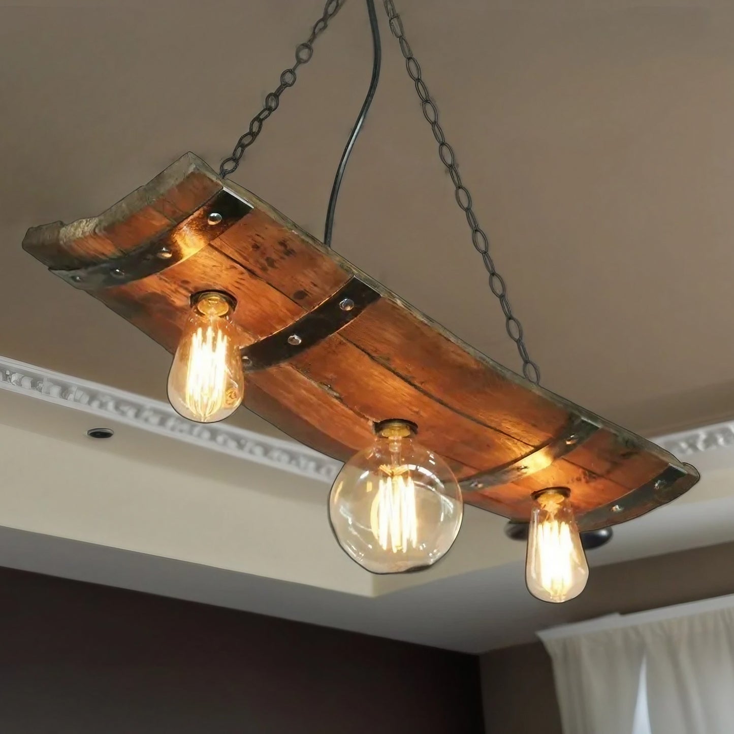 Oak Pendant Lights (110-240V)