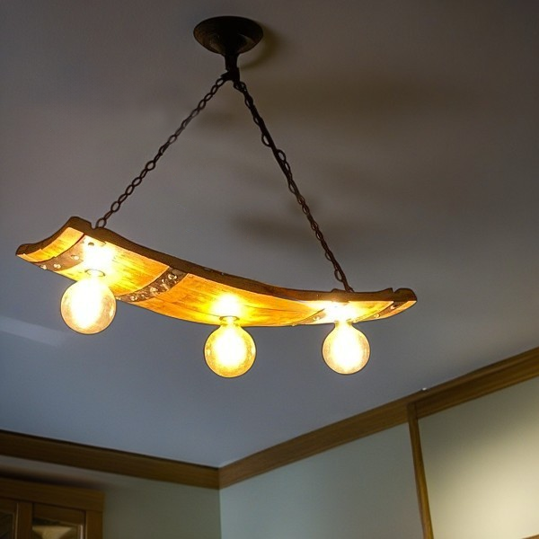 Oak Pendant Lights (110-240V)