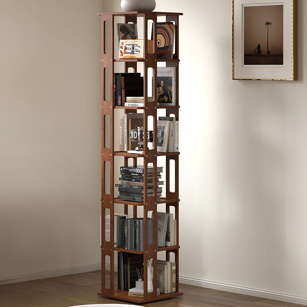 Bookshelf 360° Rotating Corner Bamboo