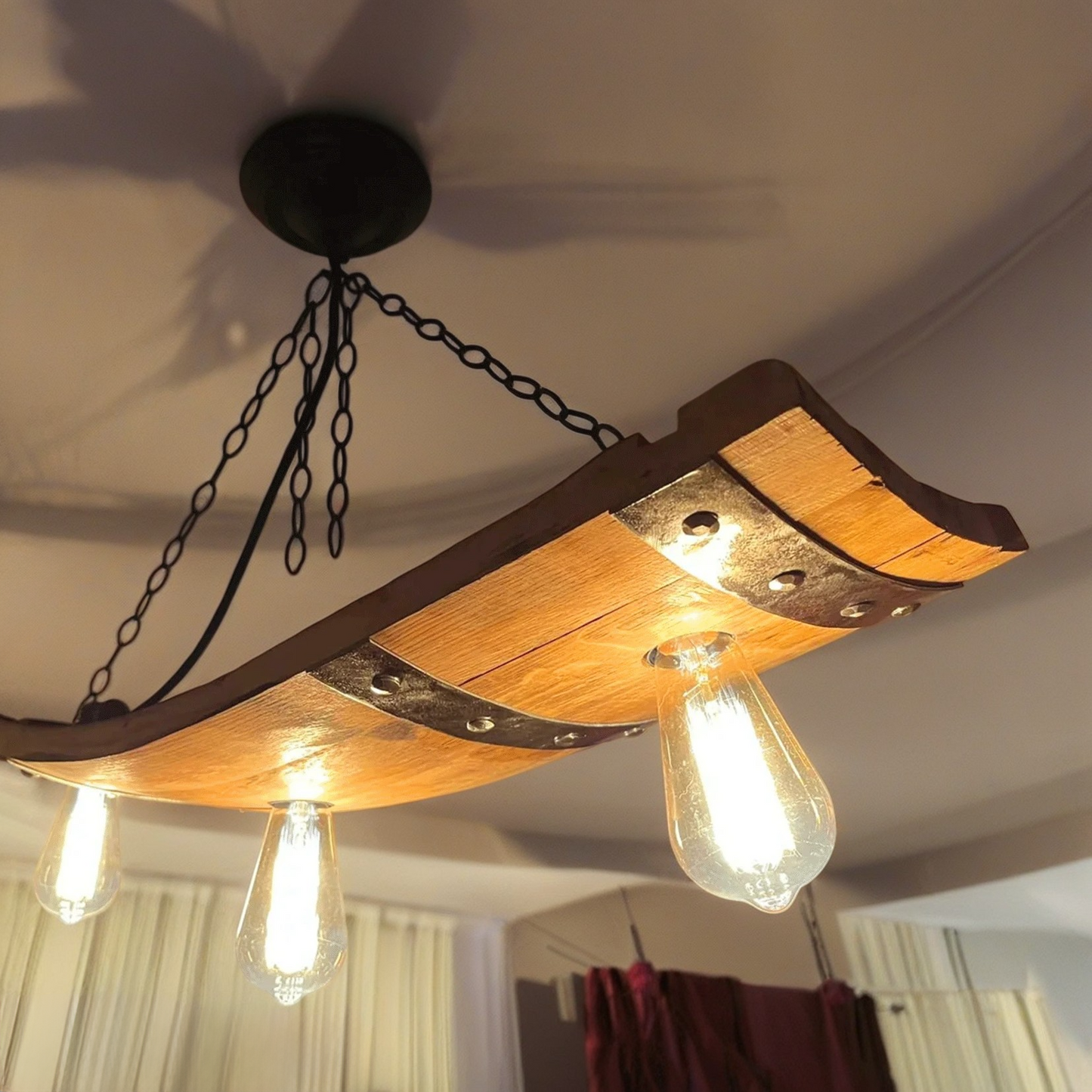 Oak Pendant Lights (110-240V)