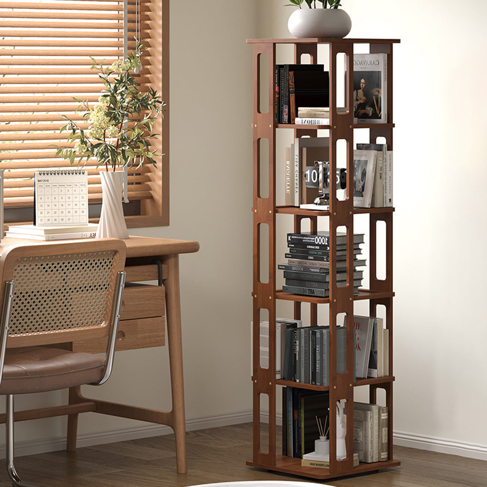 Bookshelf 360° Rotating Corner Bamboo