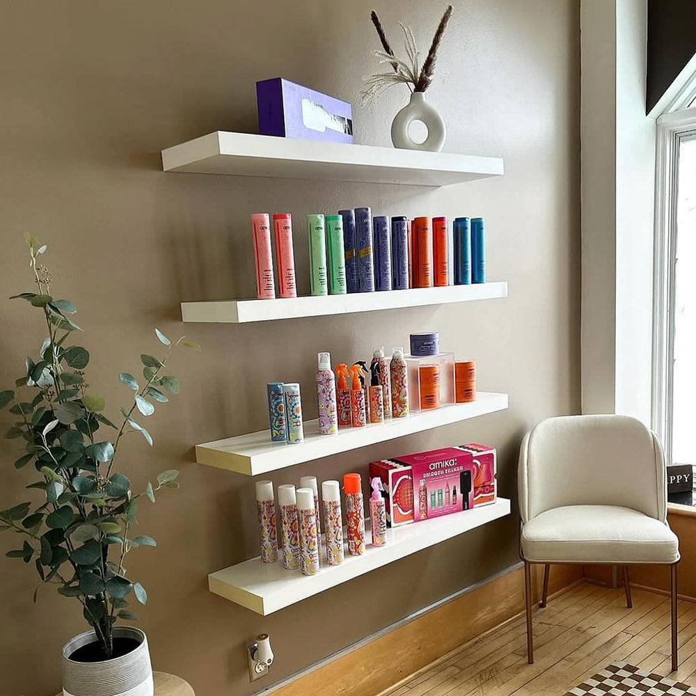 White Color Wall Shelves