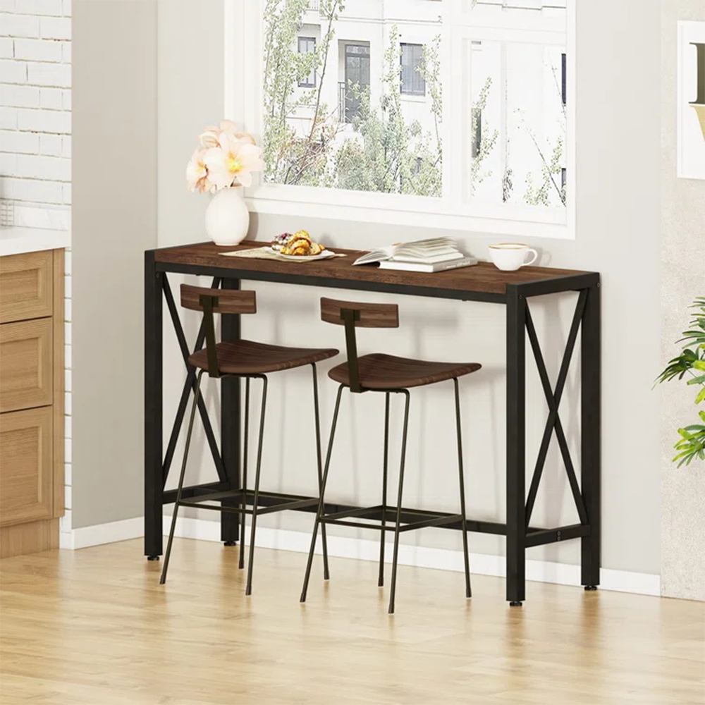 Industrial Pine Bar Table
