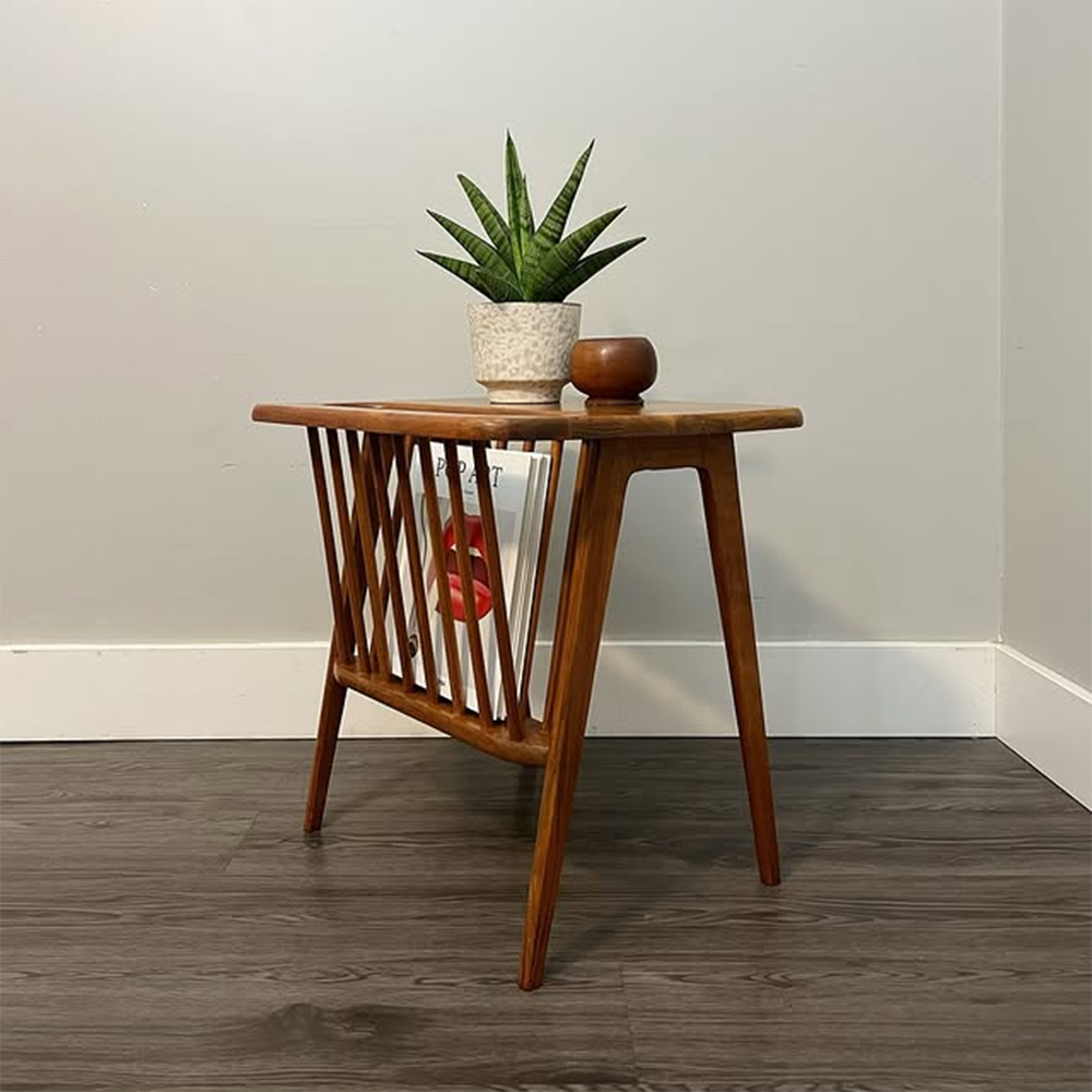 Magazine Rack End Table