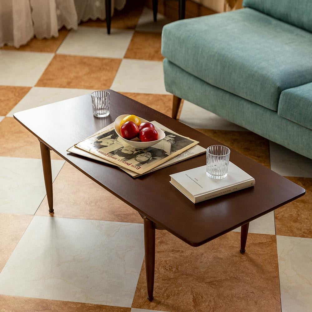 Vintage-inspired Rectangular Coffee Table
