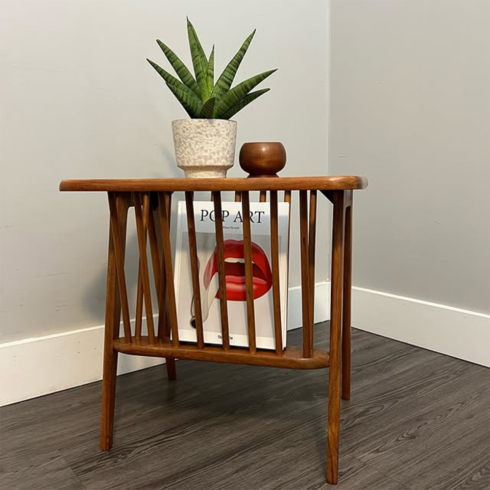Magazine Rack End Table