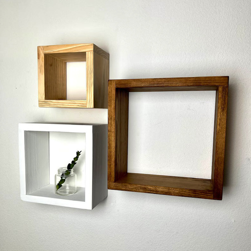 Square Cube Shelves Frame (Set of 3)