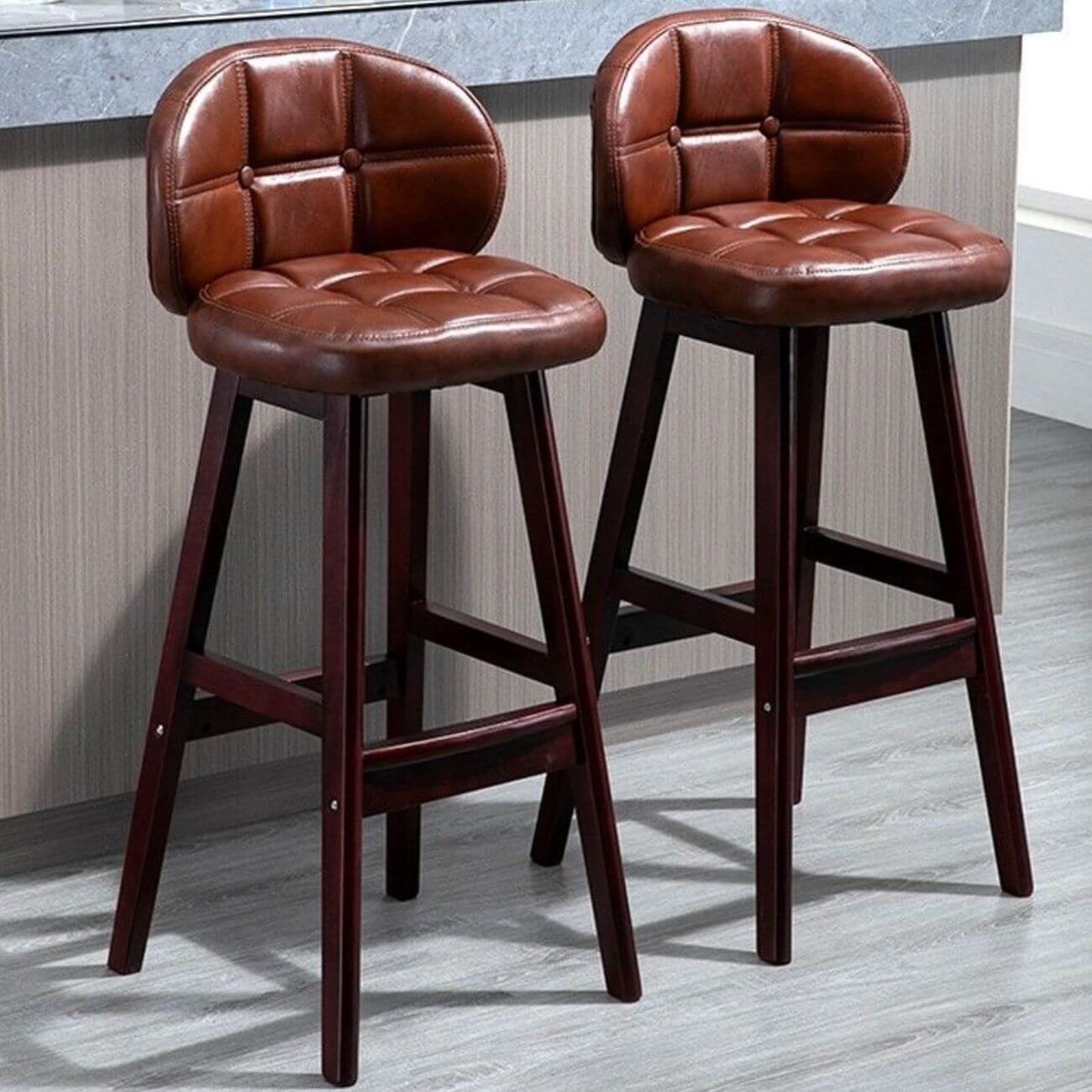 Leather Bar Stools