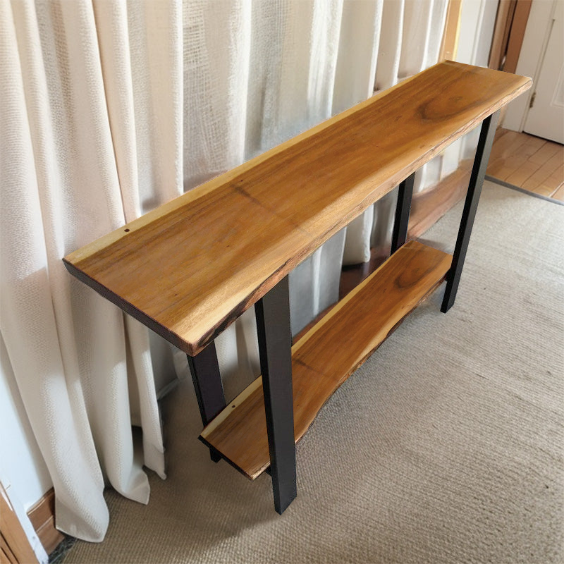 Entryway Sofa Table, Double-layer