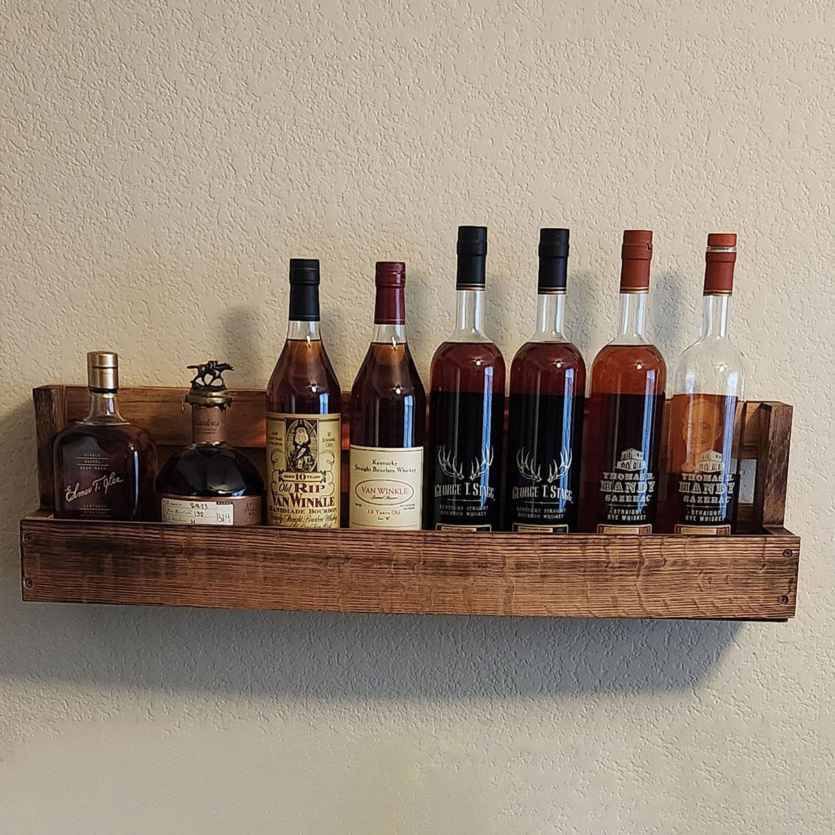 Bottle Wall Shelves, Set of 2