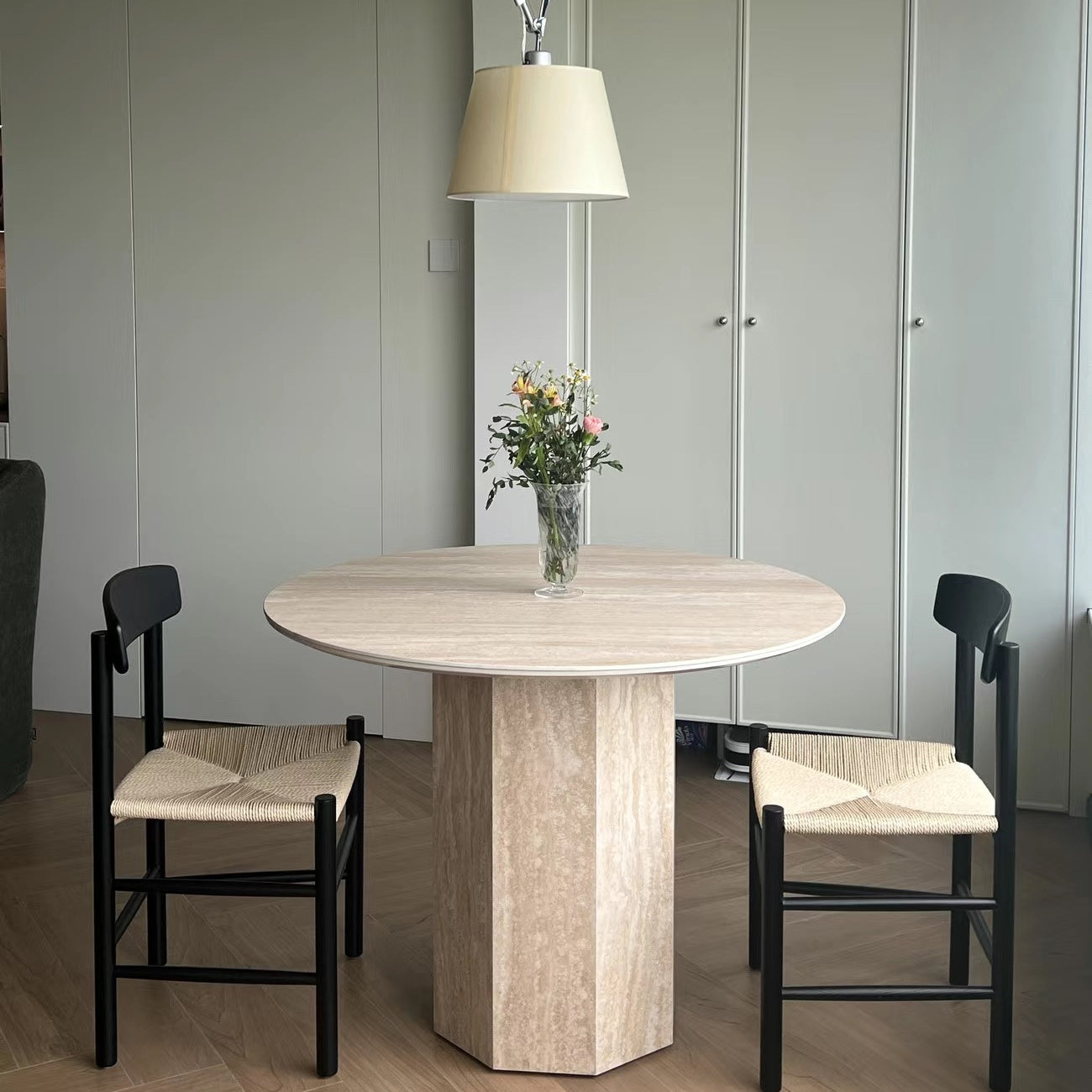 Oak Modern Woven Chair