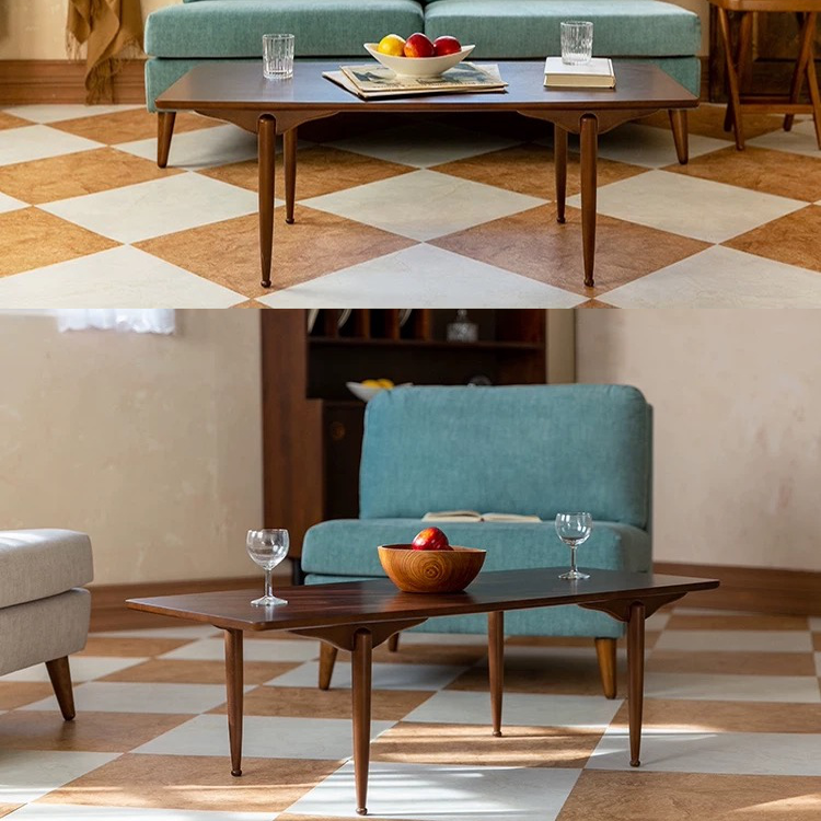 Vintage-inspired Rectangular Coffee Table