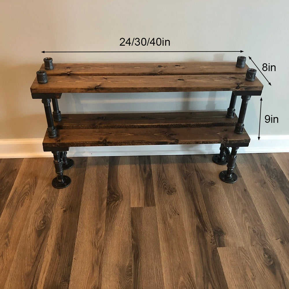 Industrial Entryway Shoe Rack & Storage Shelf