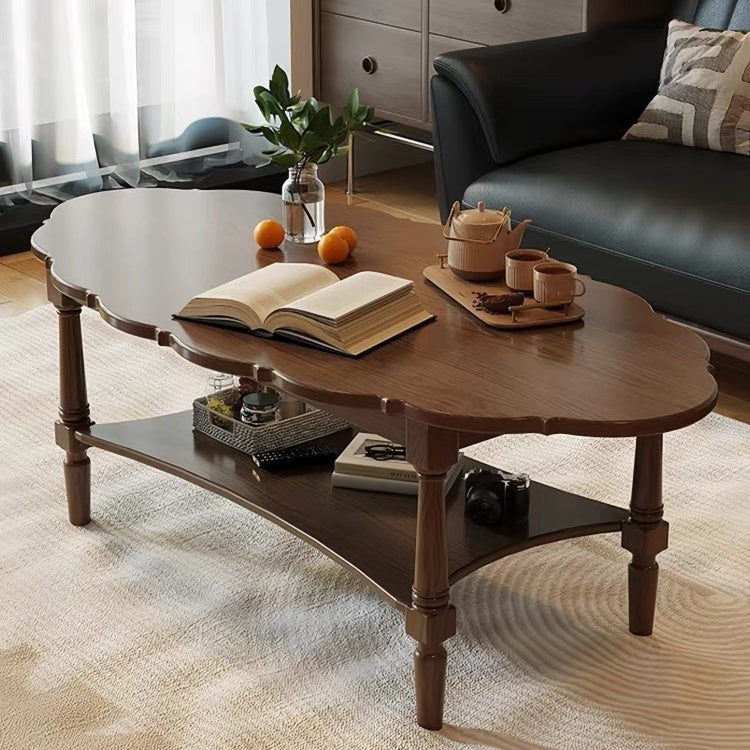 Vintage-Style 2-Tier Coffee Table