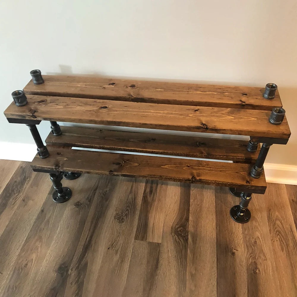 Industrial Entryway Shoe Rack & Storage Shelf
