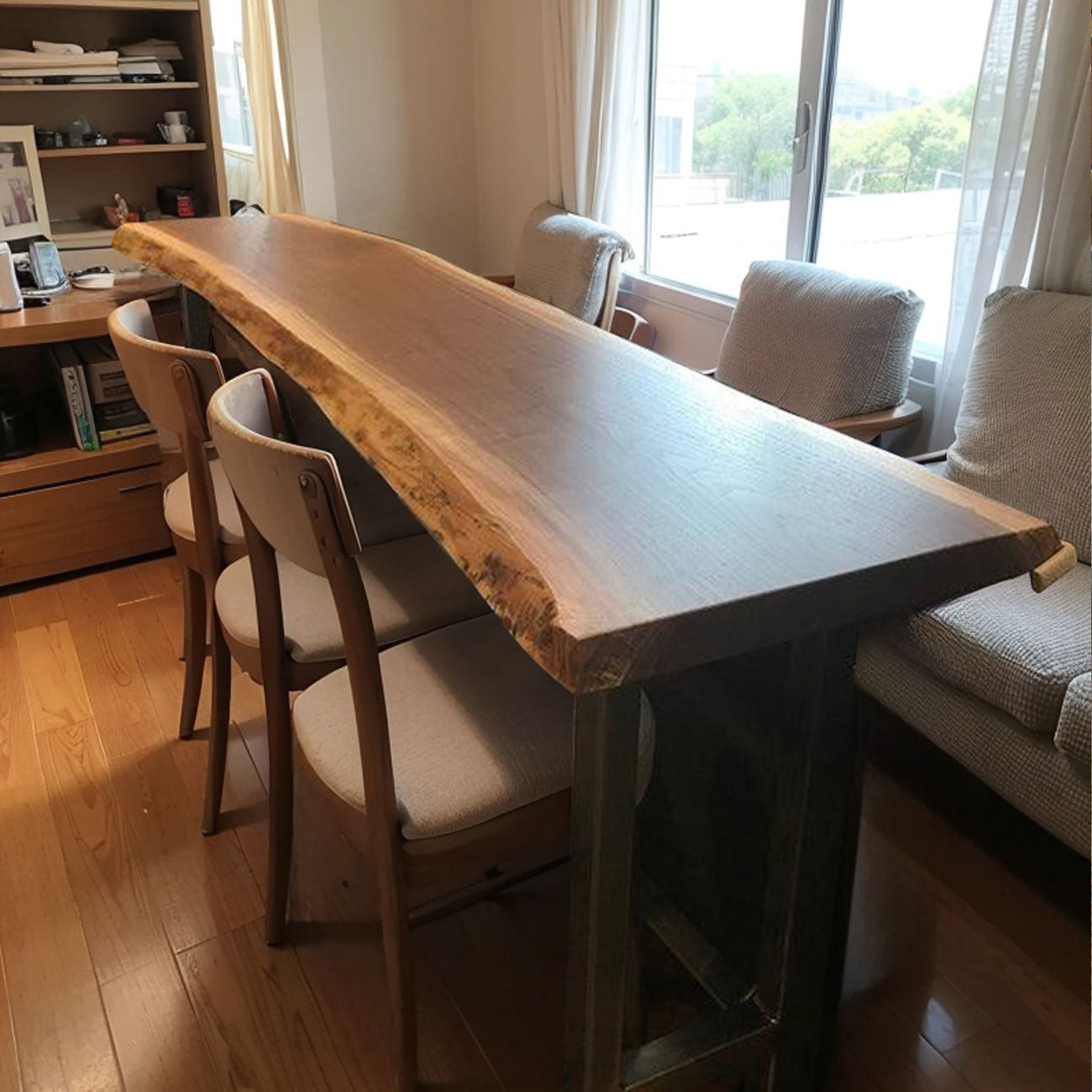 Pine Wood Bar Table