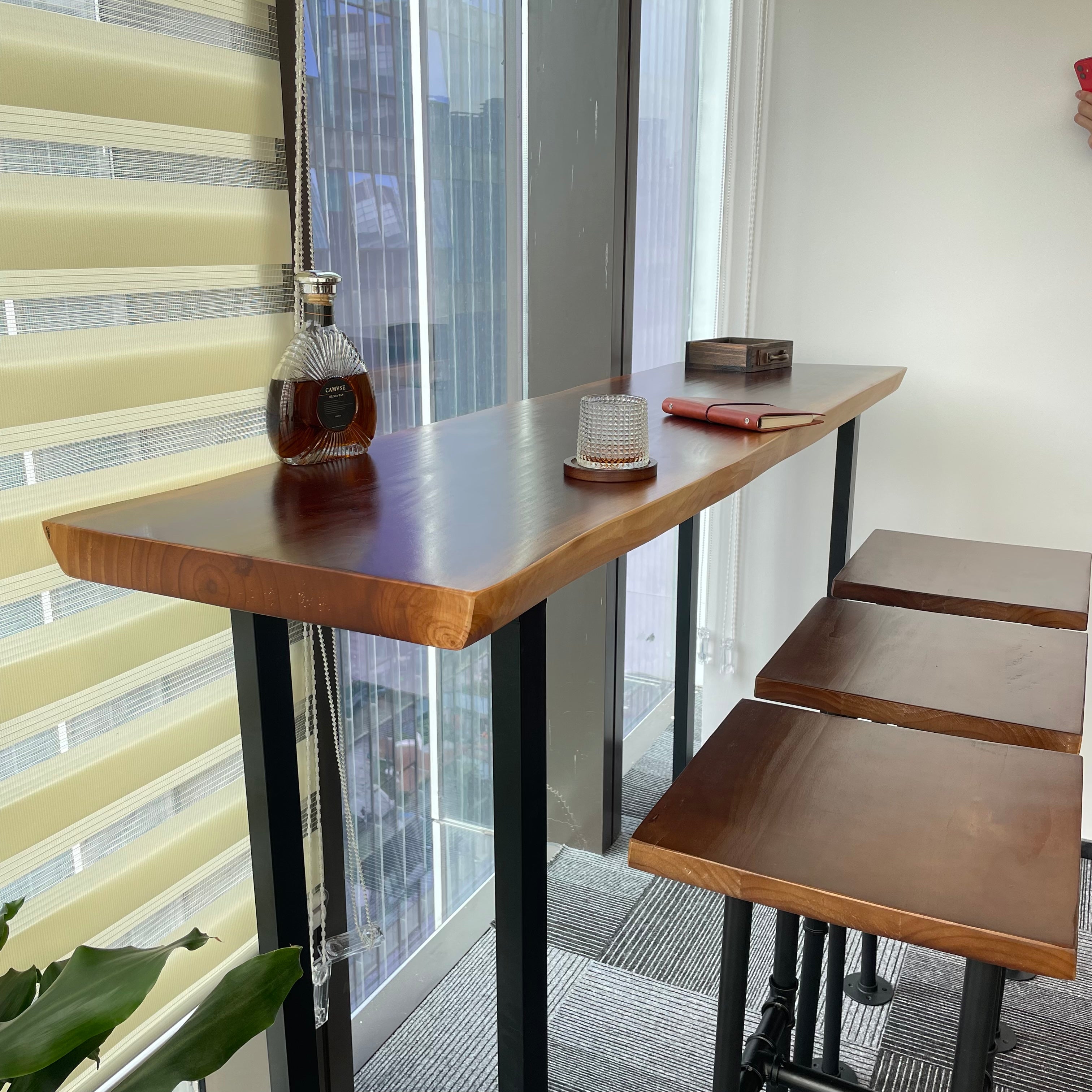 Pine Wood Bar Table