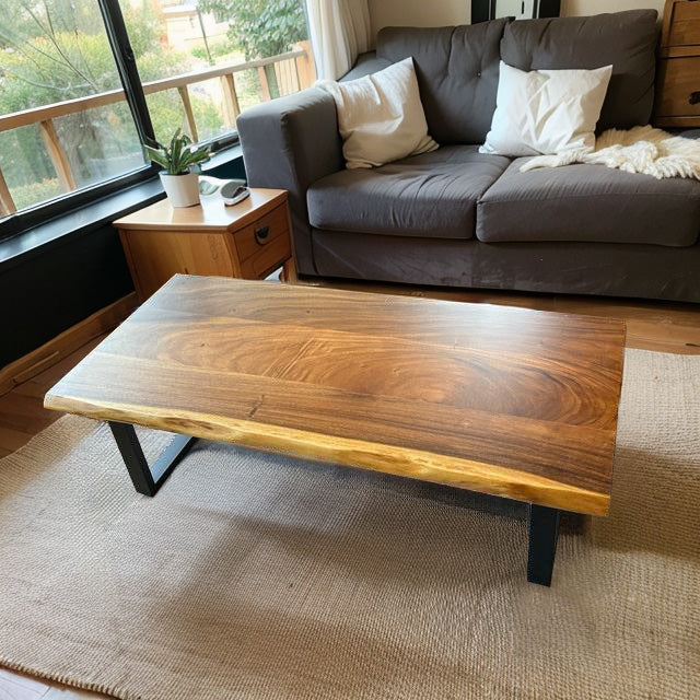 Coffee Table, Live Edge Table Top