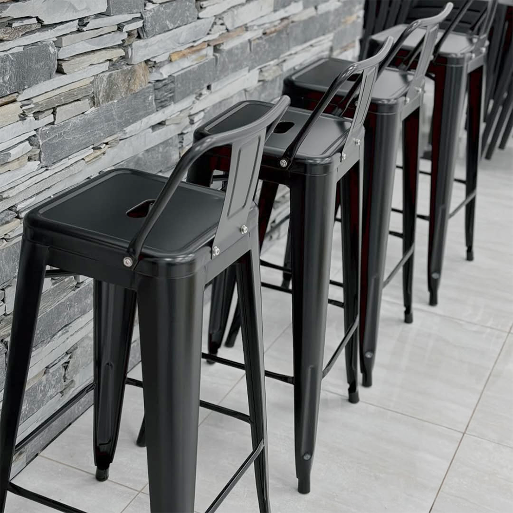 Metal Stools With Back