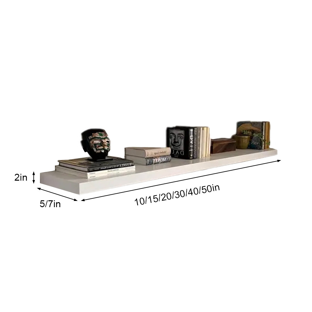 White Color Wall Shelves